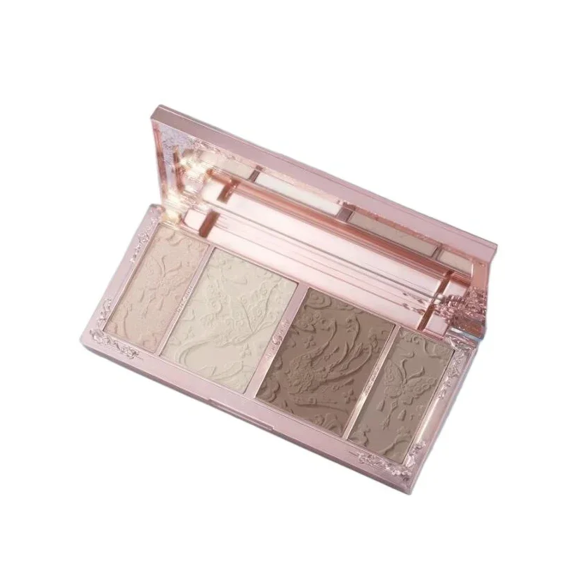 Highlighter Bronzer Palette - Çiçek Bilir Makyaj Kelebek Bulut Yaka