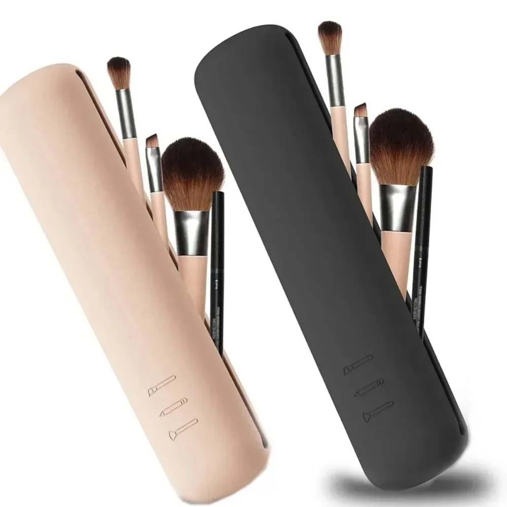 Cosmetic Sponge - Seyahat için Makyaj Fırçası Tutacağı, Silikon