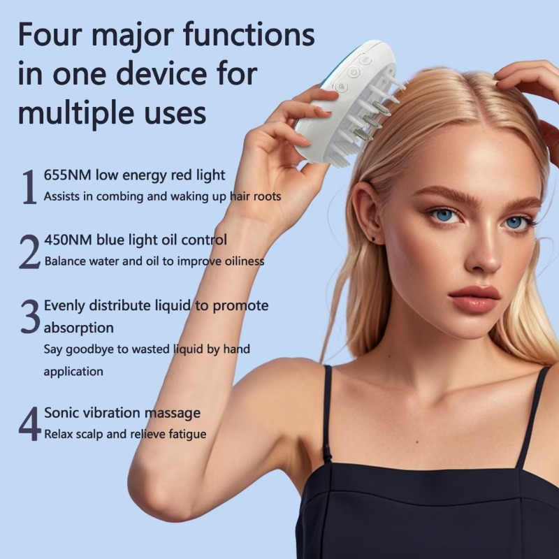 Hair Scalp Massager - Minoxidil Saç Derisi Uygulayıcı Rulo Masaj