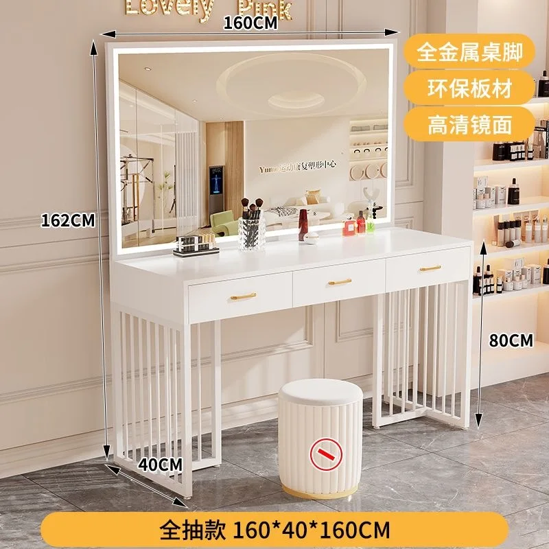 Beauty And Makeup Studio - Modern stüdyo makyaj masası, lambalı, gelin