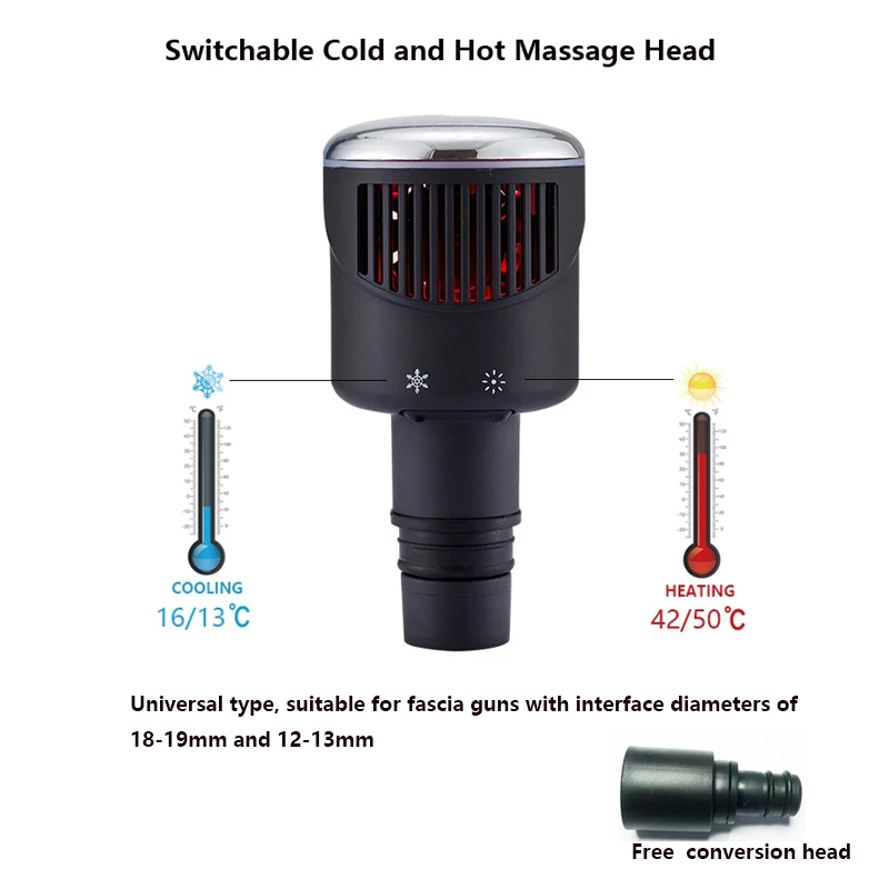 Hair Scalp Massager - Yeni ısı-soğuk fasya tabancası masaj kafa