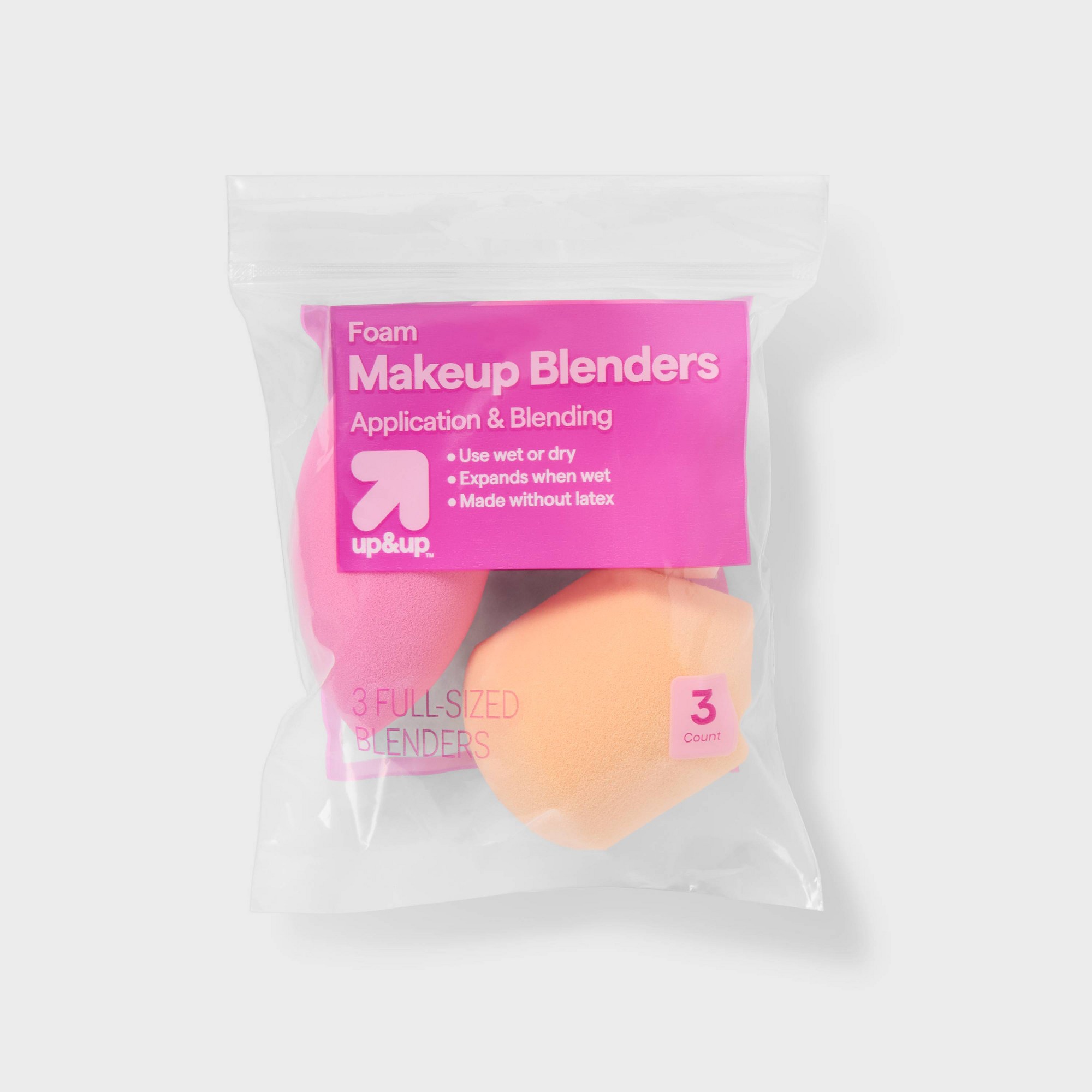 Cosmetic Sponge - 3 Parçalı Çeşitli Şekillerde Makyaj Süngeri