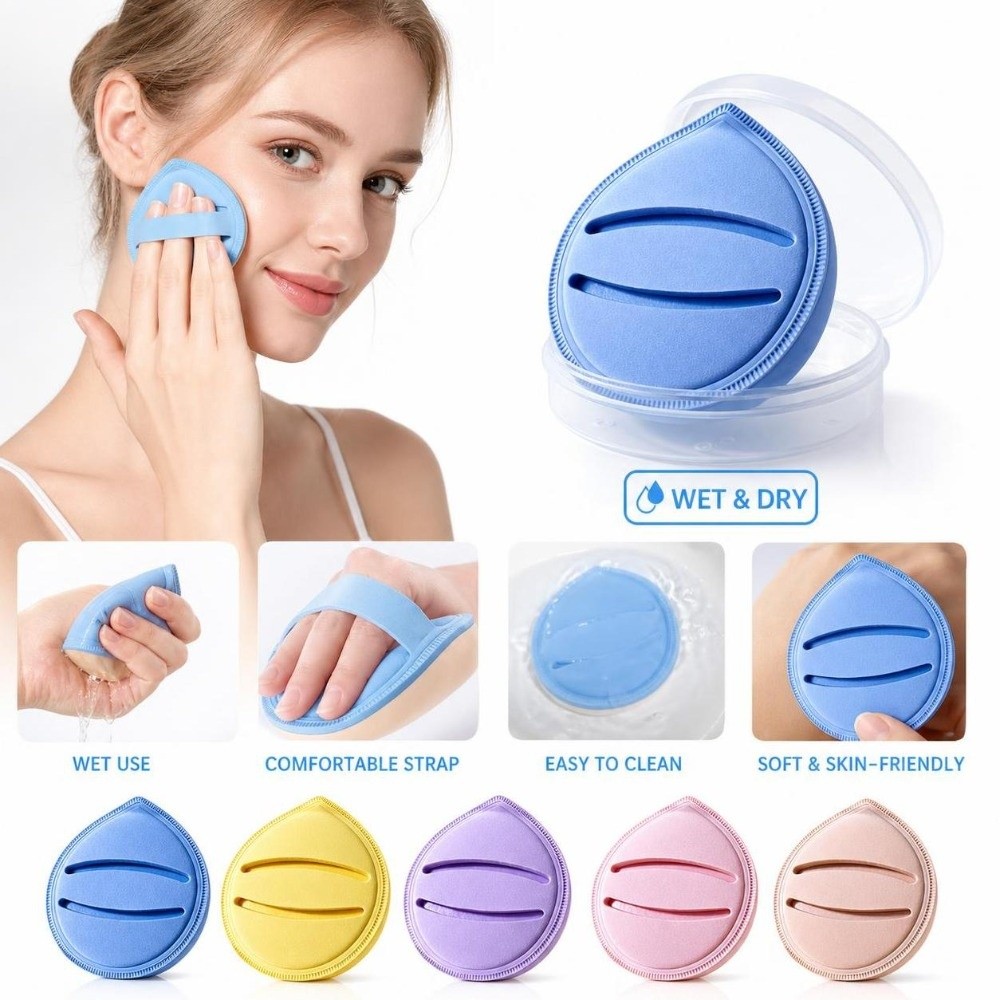 Cosmetic Sponge - Ekstra Büyük Boy Pudra Süngeri, Kuru