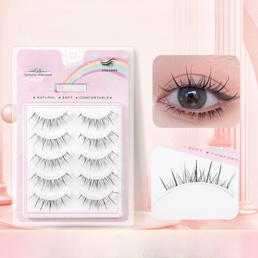 5 Çift Şeffaf Saplı Dalgalı Ta - Beauty Makeup Look incelemesi ve fiyatı