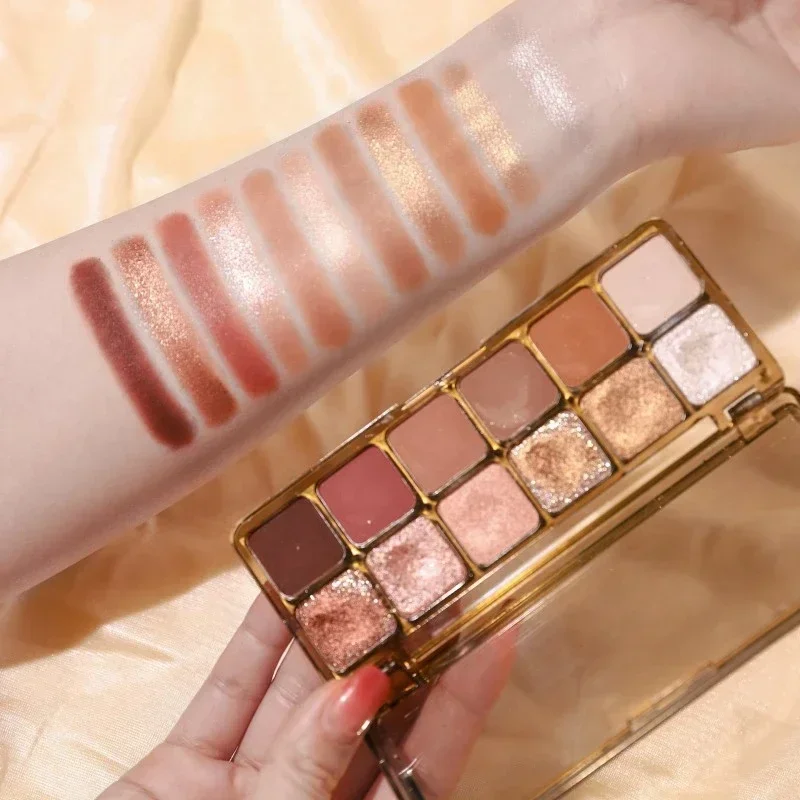 12 renkler Glitter göz farı pa - Beauty Makeup Eyeshadow Palette incelemesi ve fiyatı