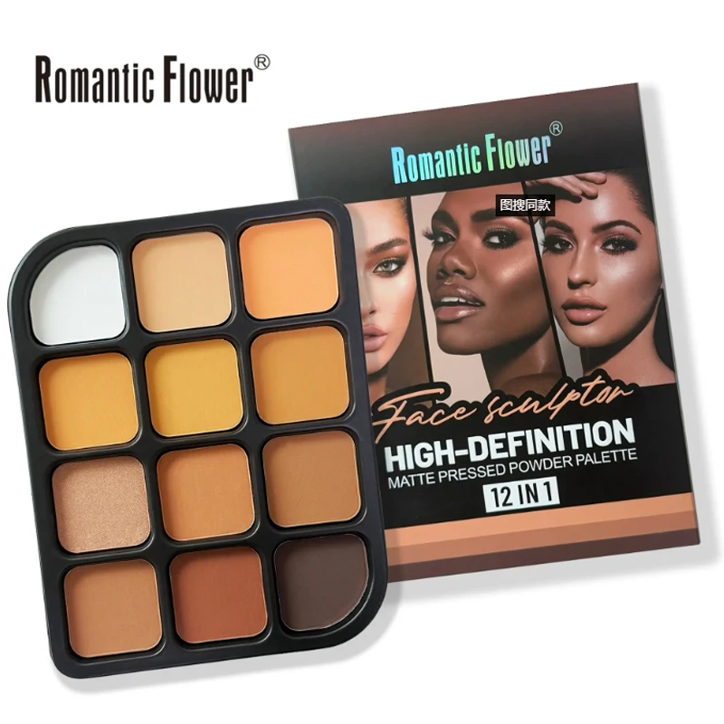 Derin Cilt 12 Renkli Mat Kontu - Highlighter Bronzer Palette incelemesi ve fiyatı