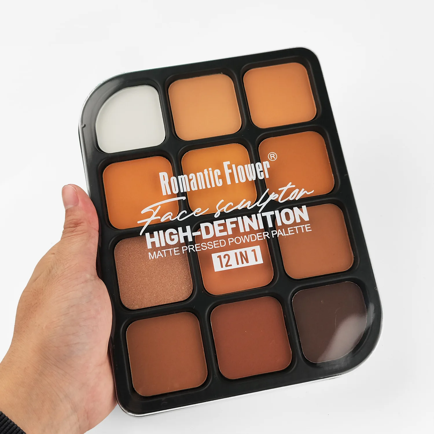 Derin Cilt 12 Renkli Mat Kontu - Highlighter Bronzer Palette incelemesi ve fiyatı