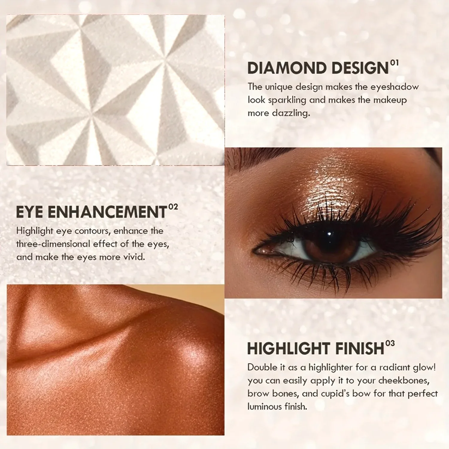 Shimmer Glow Highlighter – Işı - Highlighter Bronzer Palette incelemesi ve fiyatı