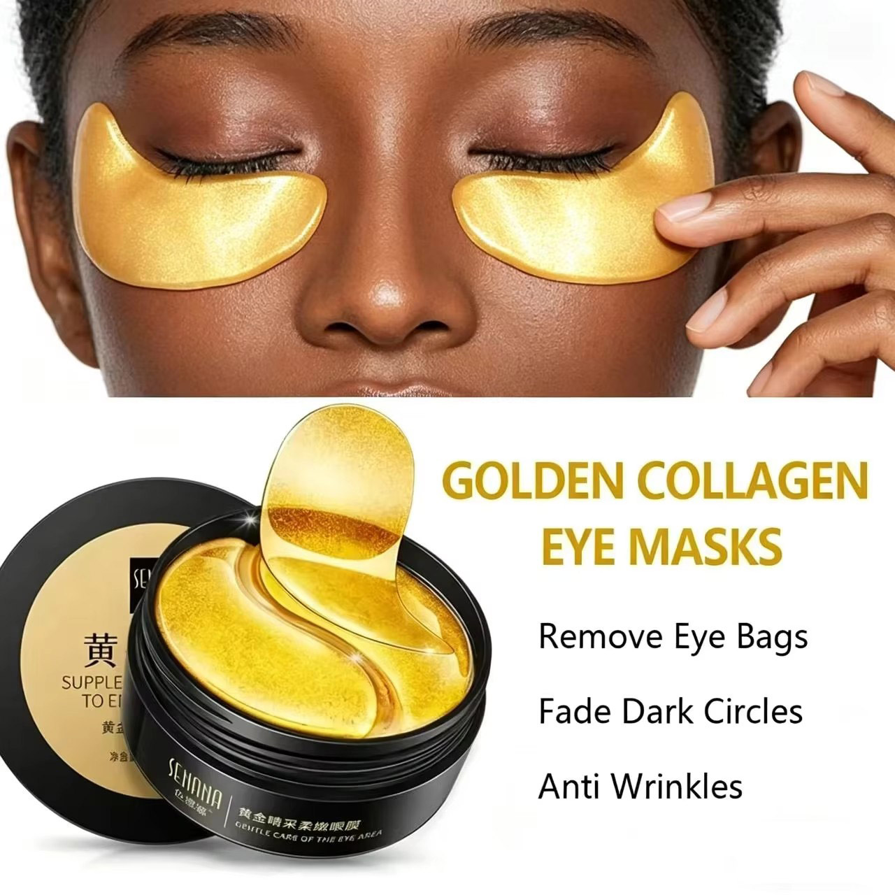 60 adet Altın Nemlendirici Göz - Collagen Eye Patch incelemesi ve fiyatı